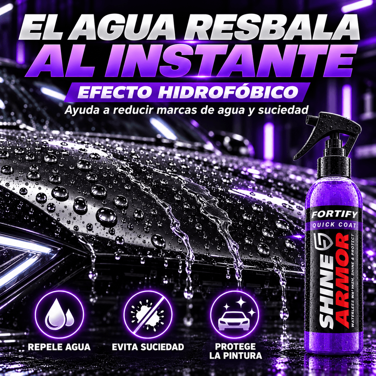 Shine Armor - Spray De Revestimiento Cerámico Carro