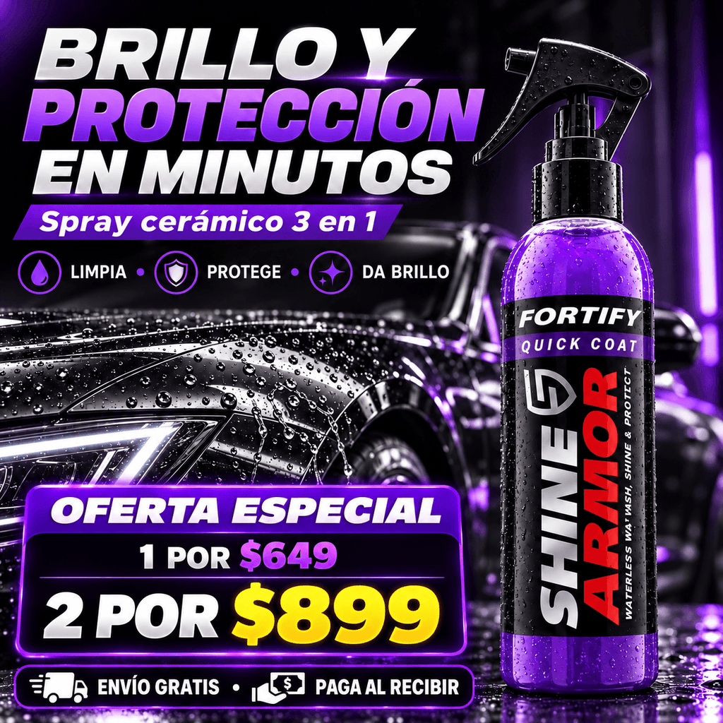 Shine Armor - Spray De Revestimiento Cerámico Carro