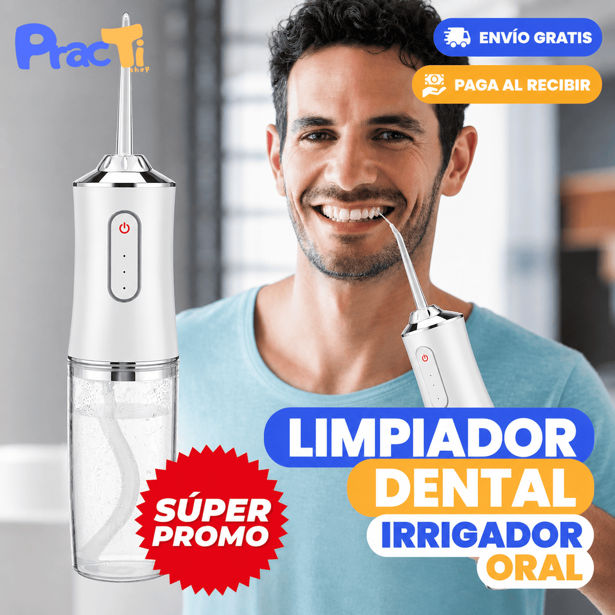 Irrigador Dental: Limpiador Dientes Eléctrico