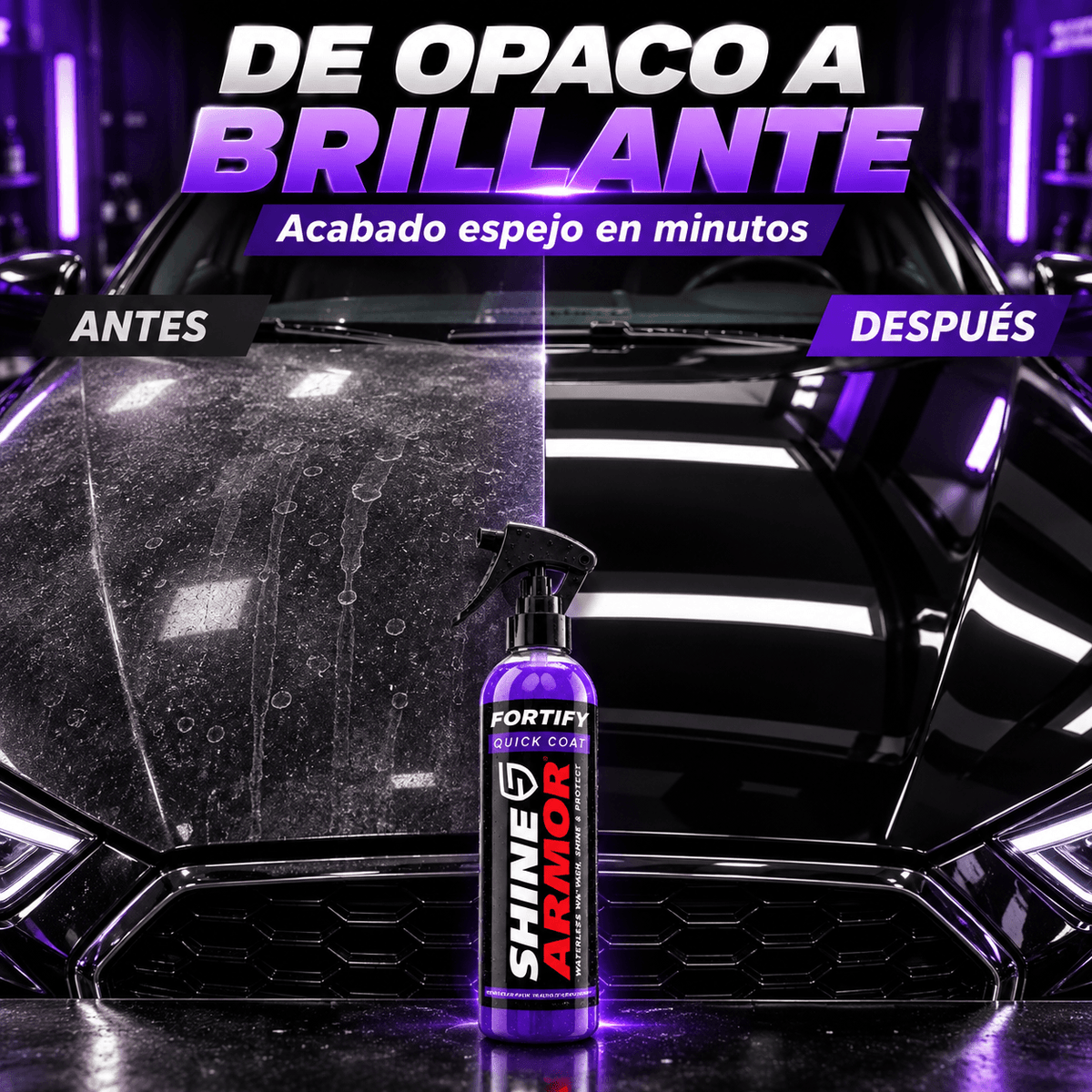 Shine Armor - Spray De Revestimiento Cerámico Carro