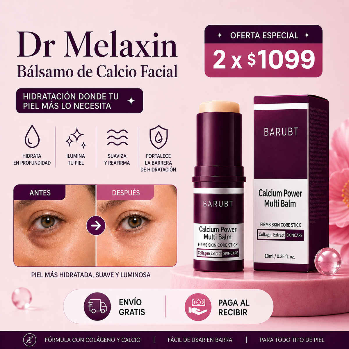 🌸 Tratamiento Anti Líneas Facial - Dr. Melaxin