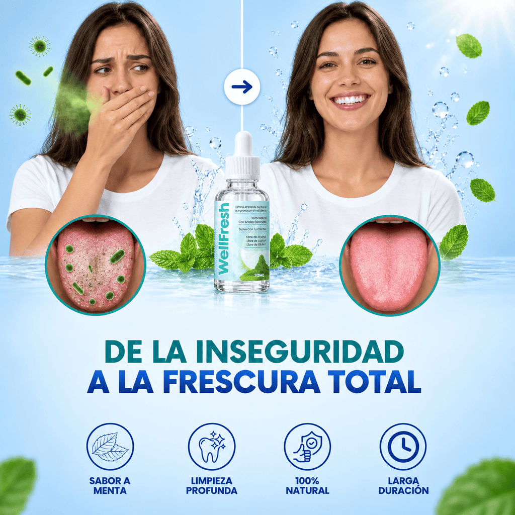 WELLFRESH | Combate el mal aliento en segundos