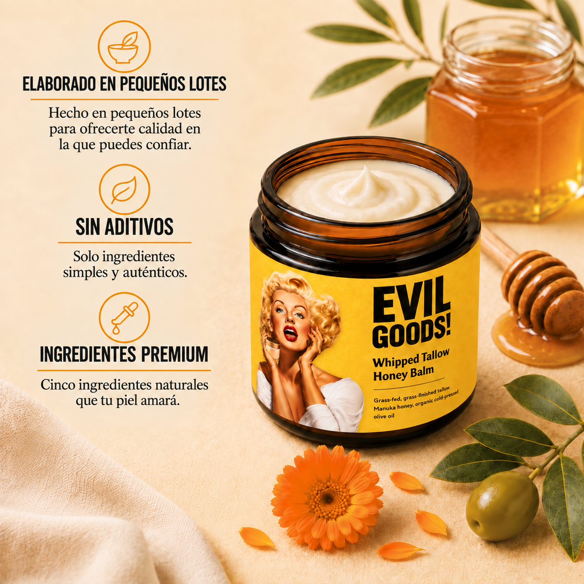 Crema Hidratante Evil Goods