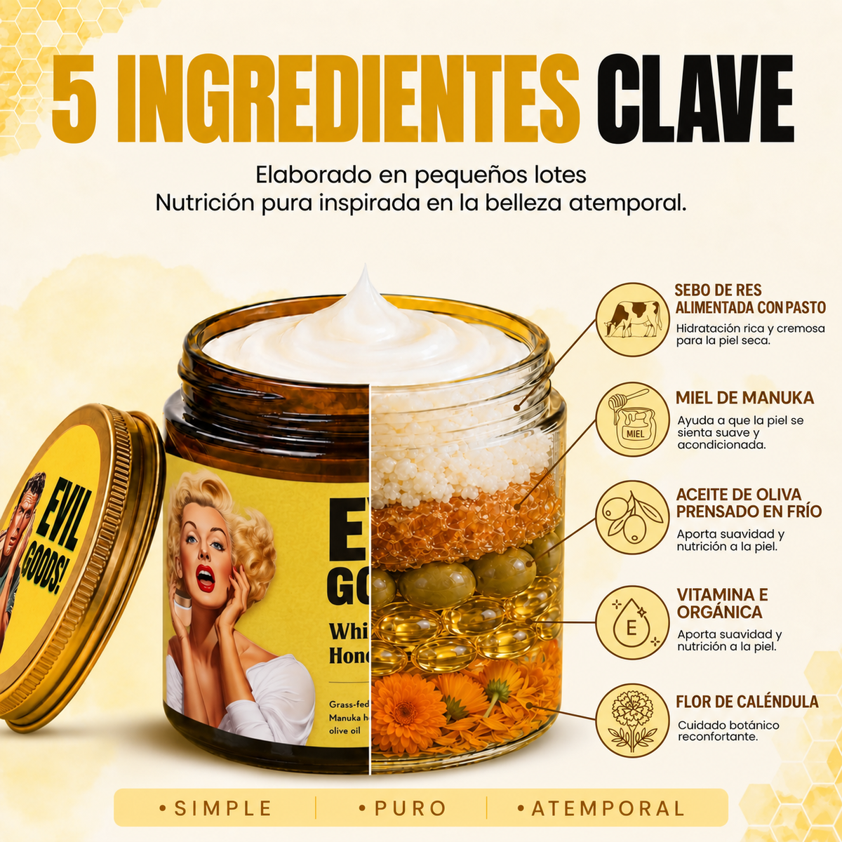Crema Hidratante Evil Goods